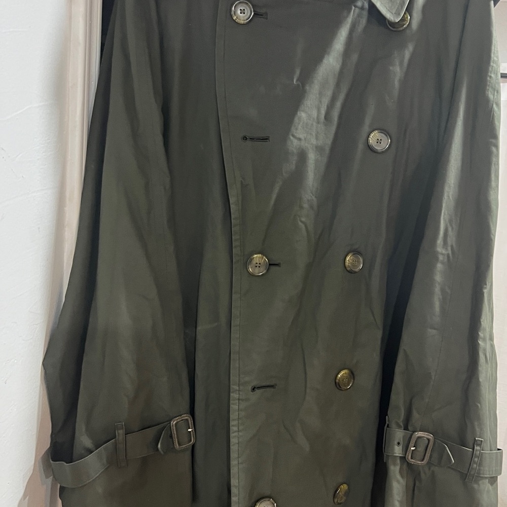 Olive Green Women's Trench Coat